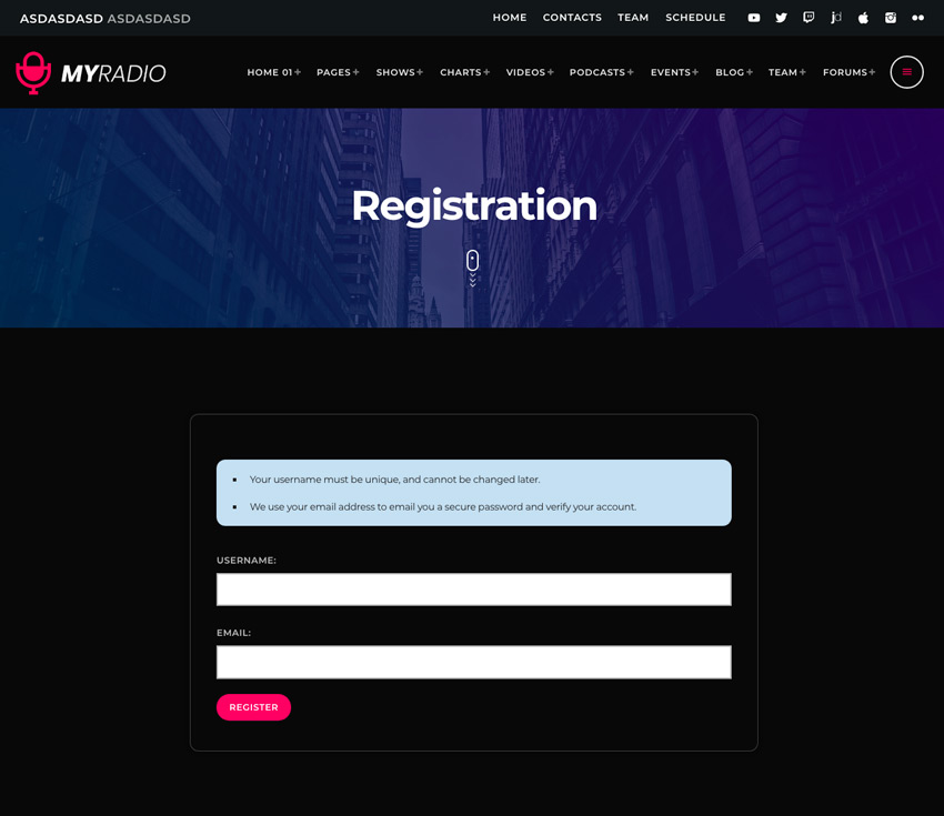 bbpress form registrazione frontend