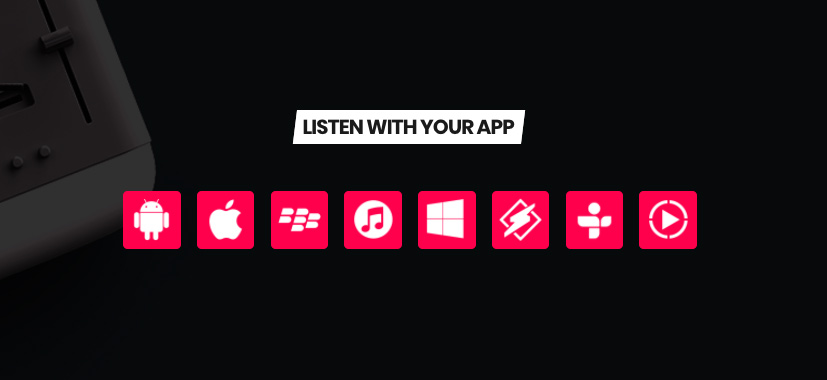 radio app logos