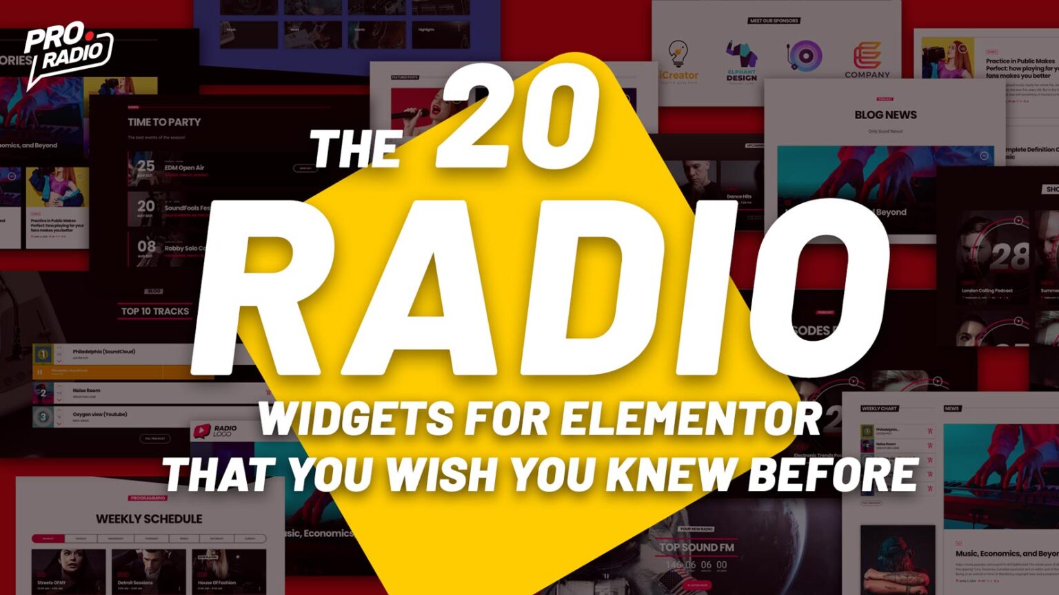 The 20 Radio Station Widgets for Elementor that you wish you knew