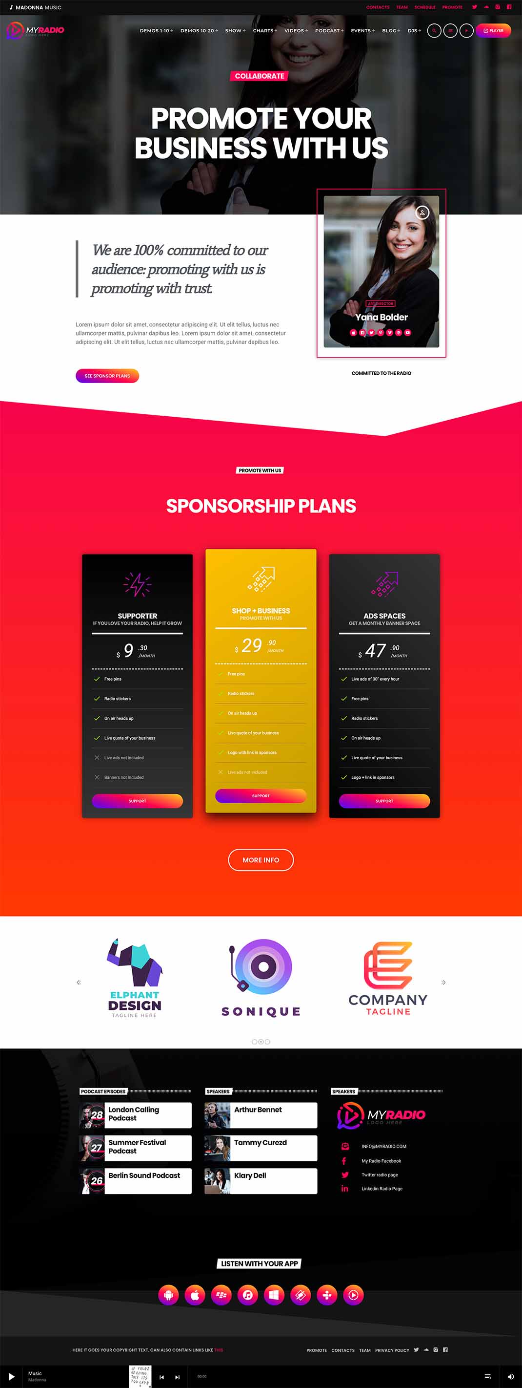 Demo 01 Multi Purpose Radio Template Pro Radio Demo 01 Multi Purpose Radio Template Pro Radio