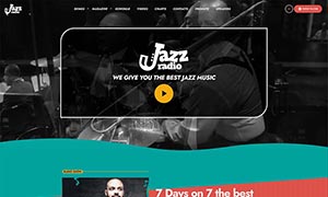 Demo 13 – Jazz Radio Website Template [Radio WordPress Theme demo] Jazz Radio Home 05