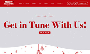 Demo 19 – Merry Melodies (red): a Cheerful Christmas Radio Template [Radio WordPress Theme demo] Contacts