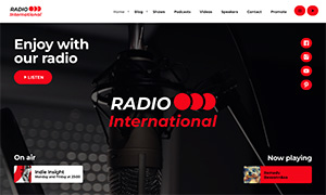 Demo 23 – Radio International – Professional News Radio Website Template [Radio WordPress Theme demo] Home 01