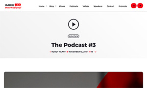 Demo 23 – Radio International – Professional News Radio Website Template [Radio WordPress Theme demo] Single Podcast