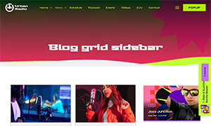 Demo 24 – Urban Radio – Reggaeton Radio Website Template [Radio WordPress Theme demo] Blog