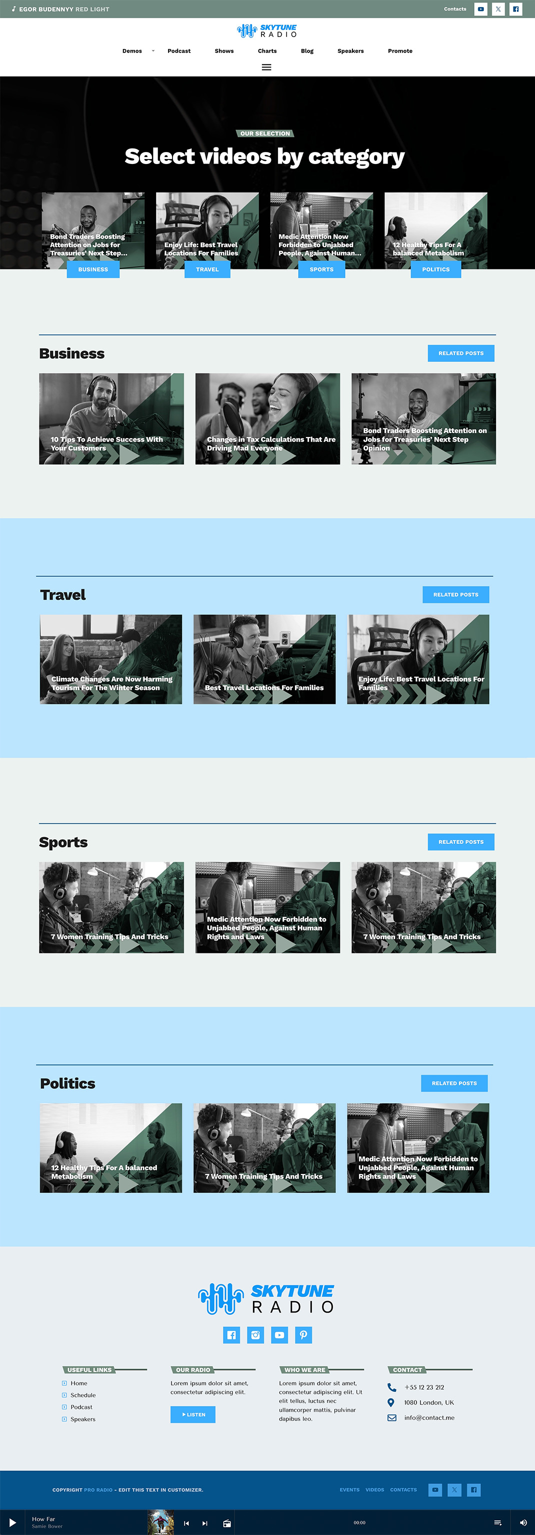 Demo 25 Skytune Radio Versatile Radio Station site Pro.Radio