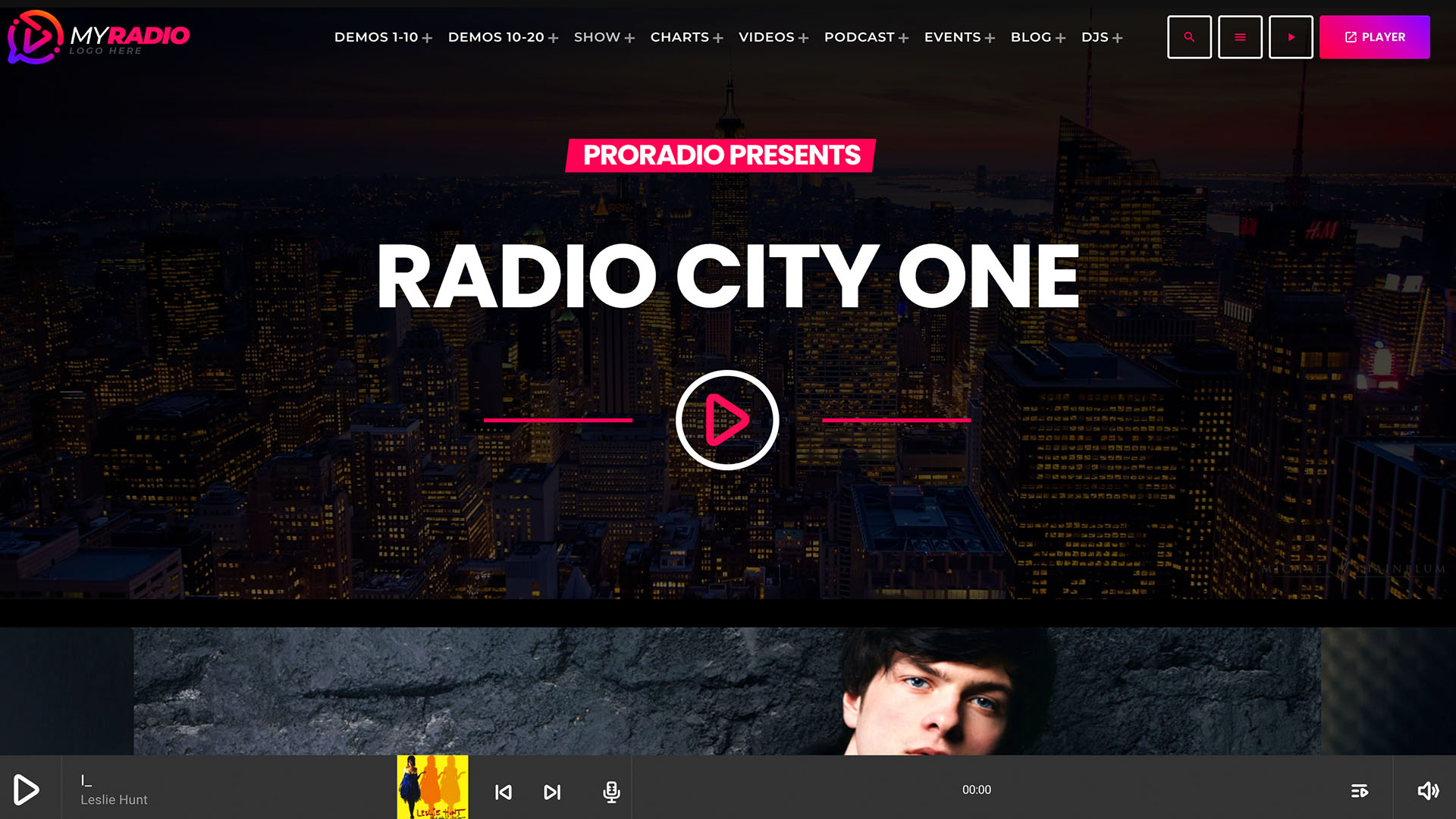 radio station website multipurpose homepage template 02