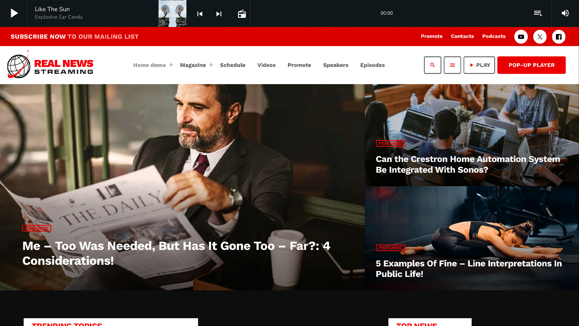 business and news radio wordpress theme homepage 01