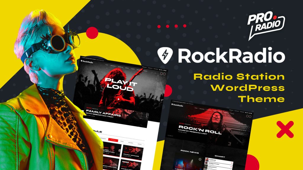 Unleash Your Inner Rock Star: Pro Radio’s Rock & Metal Site Template!