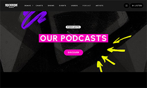 Demo 28 – BackBeat Radio – Hip Hop Radio Website Template [Radio WordPress Theme demo] Podcasts