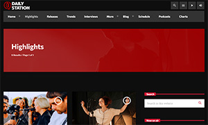 Demo 32 – Daily Station Radio Website Template [Radio WordPress Theme demo] Category