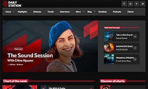 Demo 32 – Daily Station Radio Website Template [Radio WordPress Theme demo] Home 02