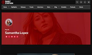 Demo 32 – Daily Station Radio Website Template [Radio WordPress Theme demo] Single member