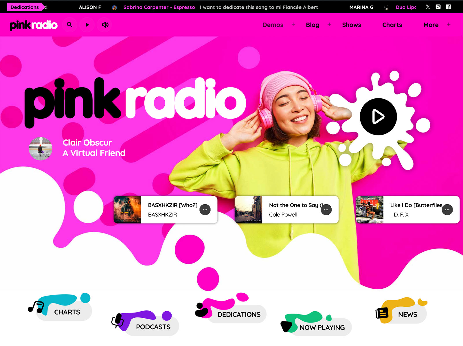 radio website builder