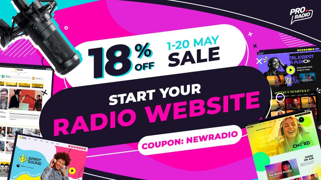 Your New Radio With 18% Off!