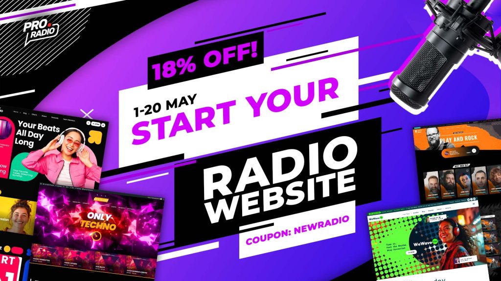 The Art of Broadcasting—Launch Your Radio Station Today with 18% OFF!