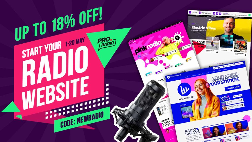 The Art of Broadcasting—Launch Your Radio Station Today with 18% OFF!