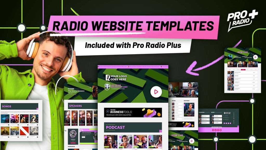 Exclusive News & Podcast Radio Website Templates with Pro Radio Plus
