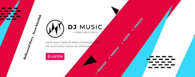 radio website template footer pro radio