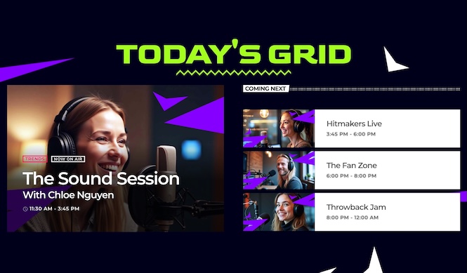 radio shows section radio wordpress theme