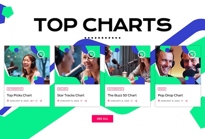 music charts archive radio station