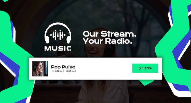 pro radio plus templates 10 header with player