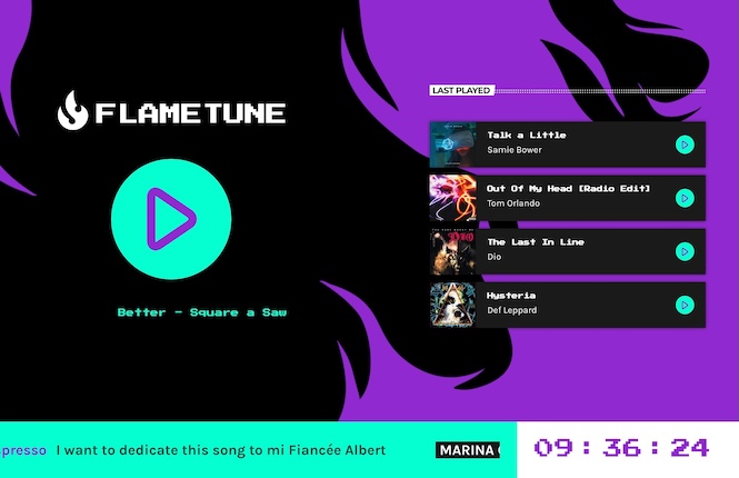 pro radio website template full header section