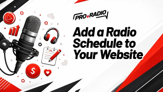 Add a Radio Schedule to Your Website