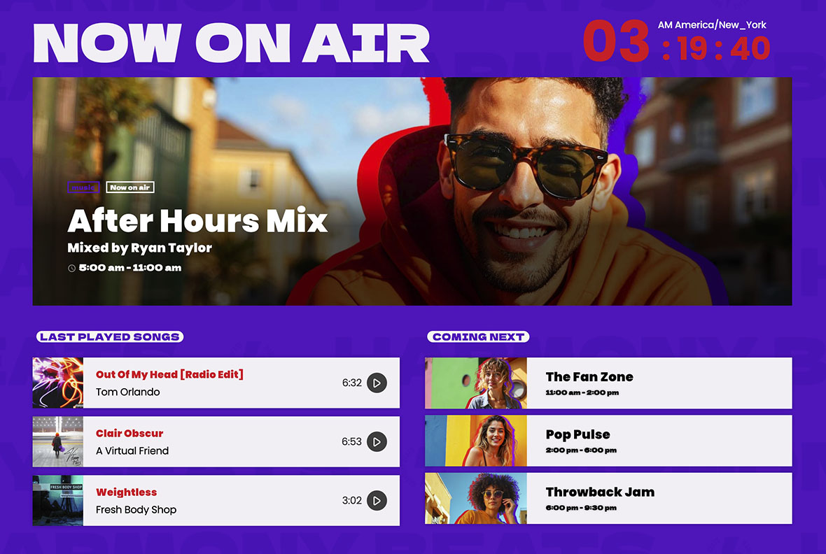 Best radio schedule practice