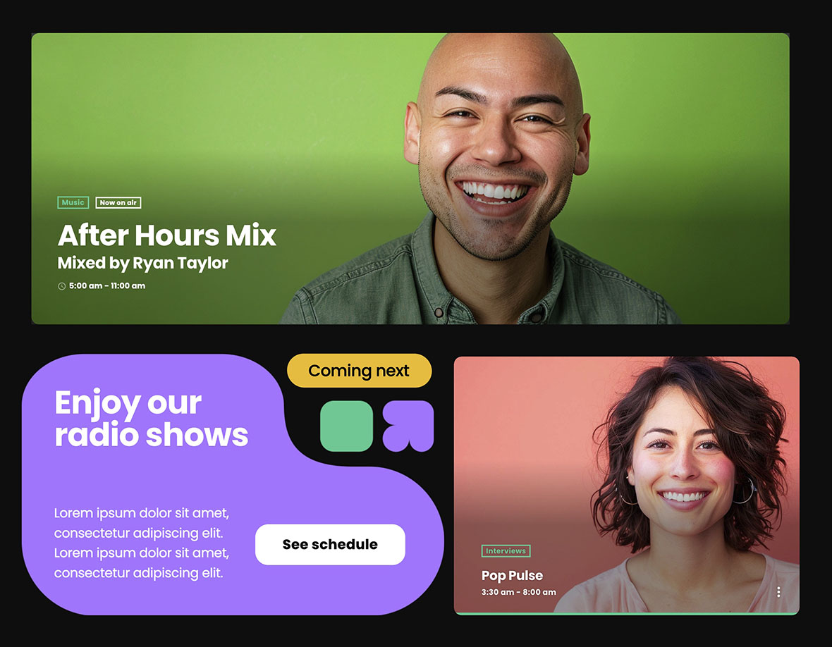 Good radio shows structure