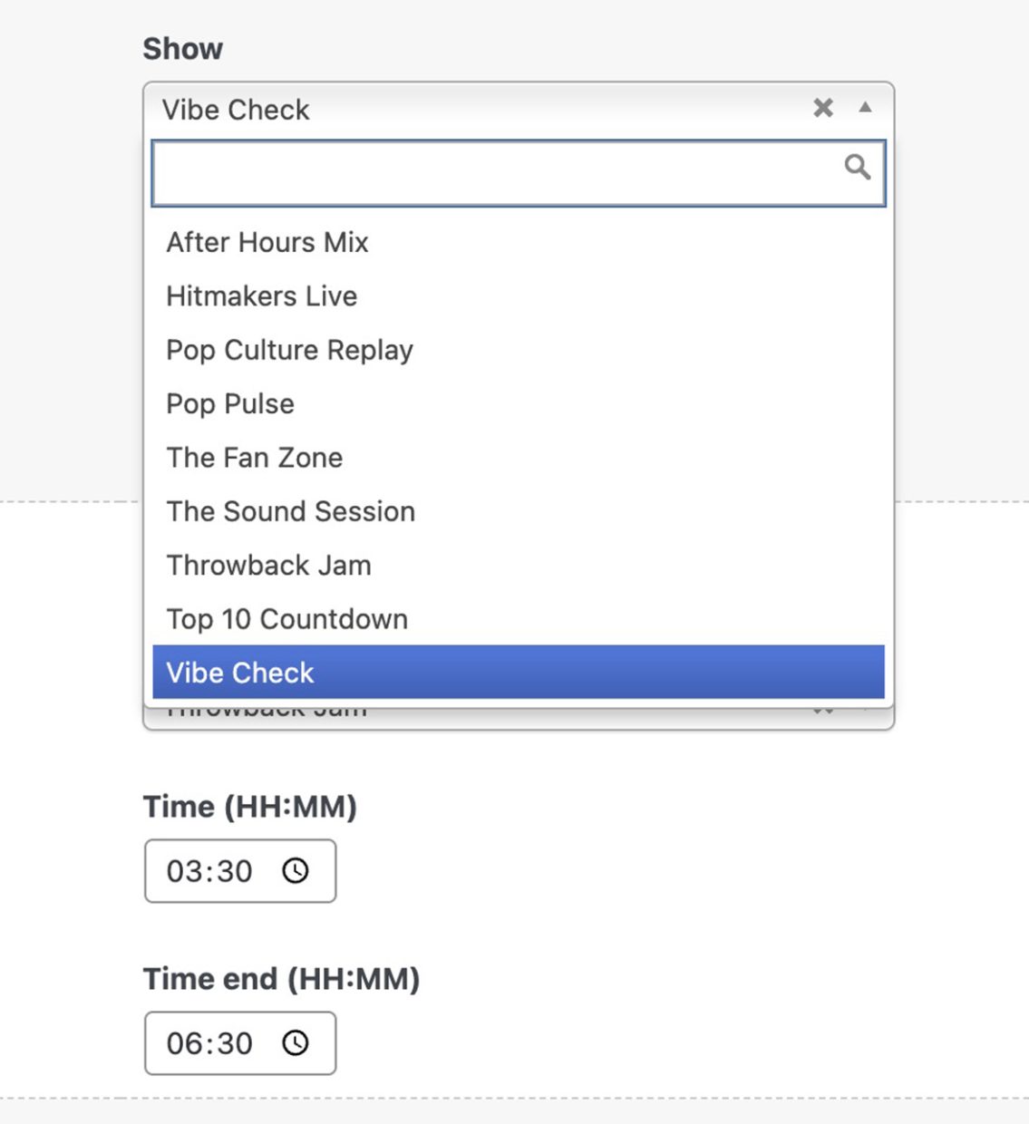 How schedule management works in pro radio