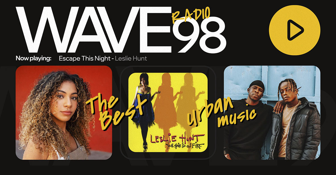 Listen-first radio homepage