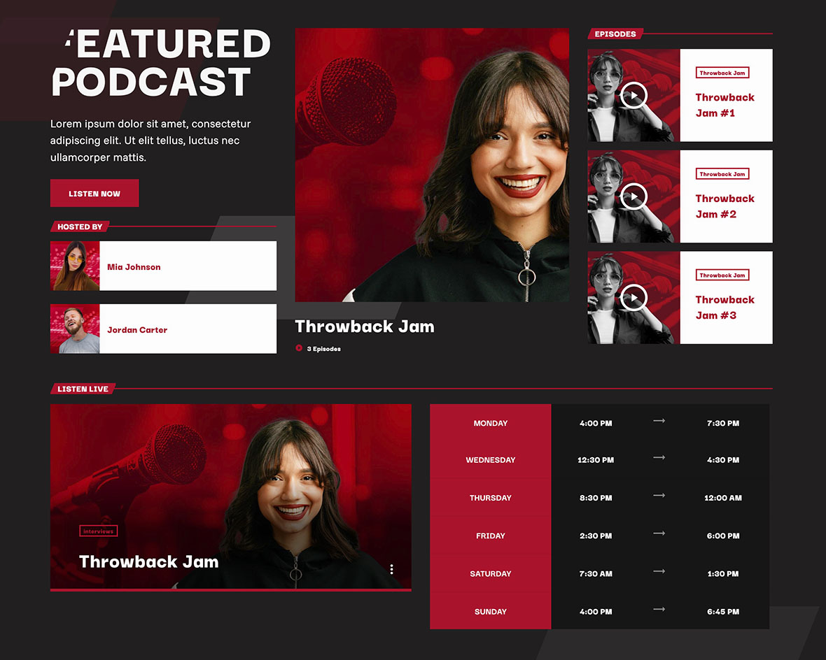 Podcast-first radio station