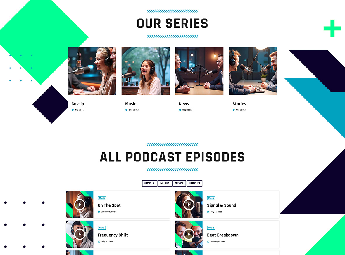 What a podcast archive should include