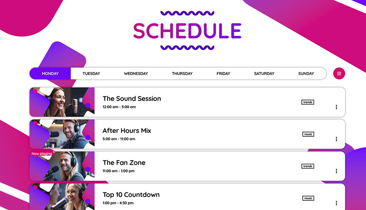 Why pro radio schedule works differently