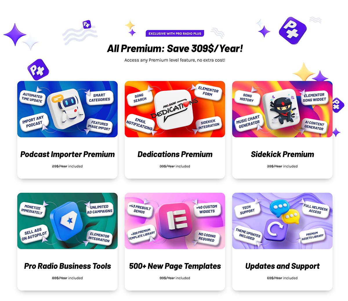 Pro Radio Plus premium plugins
